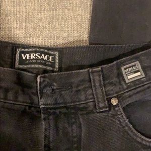 Men’s Authentic Versace Black Jeans 34w 28L